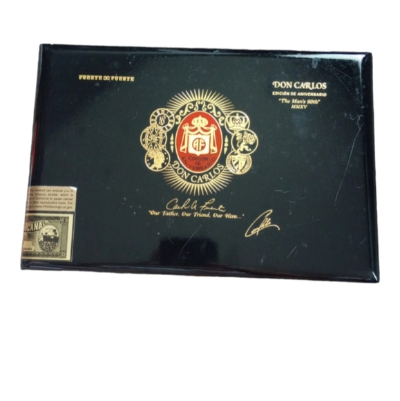 Arturo Fuente Don Carlos Personal Reserve The Man’s 80th Empty Wooden Ci… - Picture 1 of 7